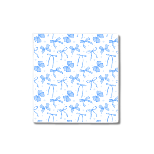 Blue Bows | Ceramic Coaster